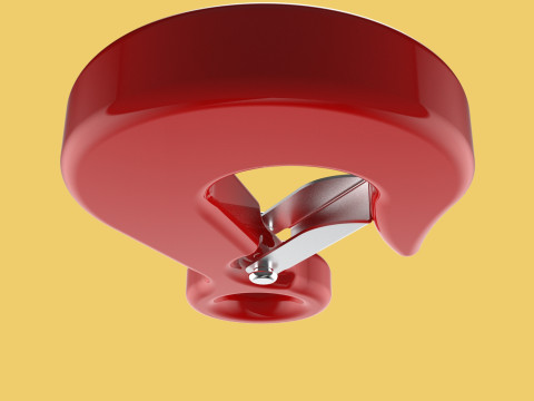 RED EYE HOOK FORGED SINGLE LIFTING CRANE TON HOIST WINCH LATCH Model 3D