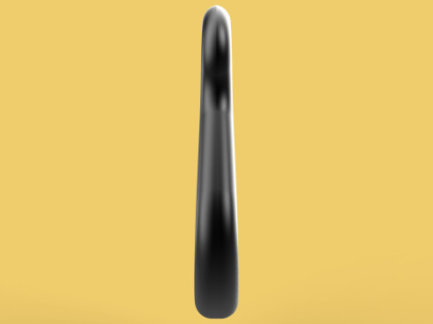 STANDARD EYE HOOK FORGED SINGLE LIFTING CRANE HOOKS HOIST TON Modello 3D