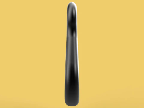 STANDARD EYE HOOK FORGED SINGLE LIFTING CRANE HOOKS HOIST TON 3D Model