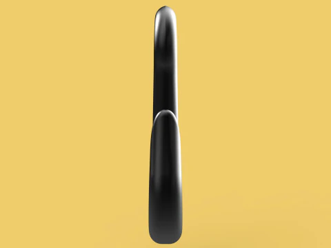 STANDARD EYE HOOK FORGED SINGLE LIFTING CRANE HOOKS HOIST TON 3D Model