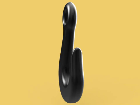 STANDARD EYE HOOK FORGED SINGLE LIFTING CRANE HOOKS HOIST TON 3D Model