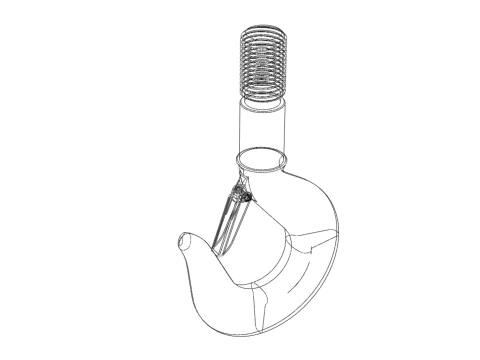 STANDARD HOOK FORGED SINGLE LIFTING CRANE HOOKS HOIST LATCH TON 3D Model