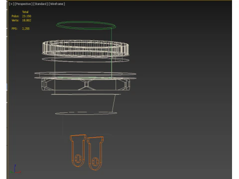 BOT&Atilde;O VERDE AUTO RESET MOMENT&Aacute;RIO PEQUENO INTERRUPTOR DE PRESS&Atilde;O REDONDO Modelo 3D