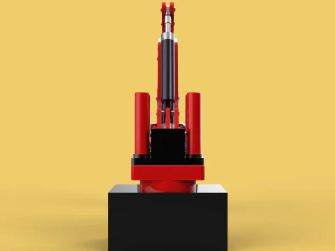 GUINDASTE HIDR&Aacute;ULICO GRABBER GARRA GARRA GRAPPLE GANCHO LEVANTADOR Modelo 3D