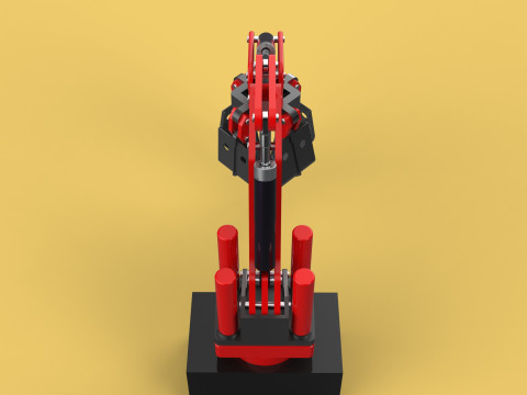 HYDRAULIC CRANE GRABBER CLAW GRIPPER GRAPPLE CLAMP HOOK LIFTER Modelo 3D