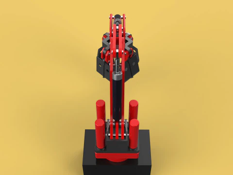 GUINDASTE HIDR&Aacute;ULICO GRABBER GARRA GARRA GRAPPLE GANCHO LEVANTADOR Modelo 3D