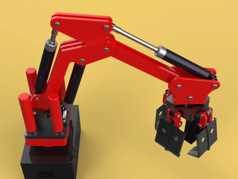 GUINDASTE HIDR&Aacute;ULICO GRABBER GARRA GARRA GRAPPLE GANCHO LEVANTADOR Modelo 3D