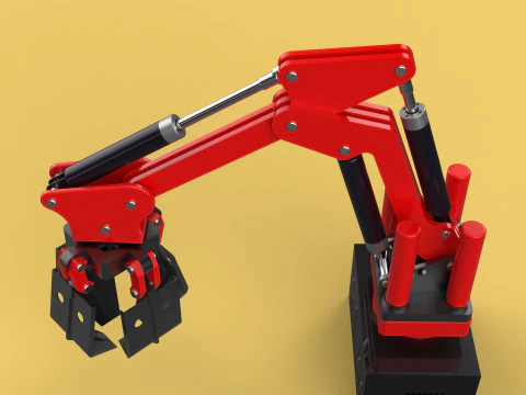 GUINDASTE HIDR&Aacute;ULICO GRABBER GARRA GARRA GRAPPLE GANCHO LEVANTADOR Modelo 3D