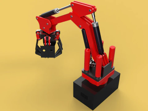 GUINDASTE HIDR&Aacute;ULICO GRABBER GARRA GARRA GRAPPLE GANCHO LEVANTADOR Modelo 3D