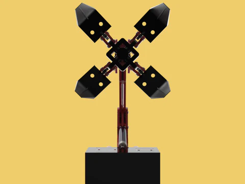 LOAD LIFTING CRANE ATTACHMENT GRABBER CLAW GRAPPLE HOOK JAW TONG 3D Model