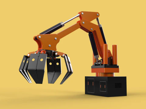 HİDROLİK PALM YAĞI MEYVE Y&Uuml;KLEYİCİ KEP&Ccedil;E VİN&Ccedil; KALDIRMA TUTUCU &Ccedil;ENELERİ 3D Model