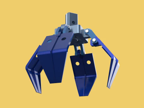 POLEGAR BALDE GUINDASTE ANEXO BRA&Ccedil;O GRAPPLE GANCHO MAND&Iacute;BULA Modelo 3D