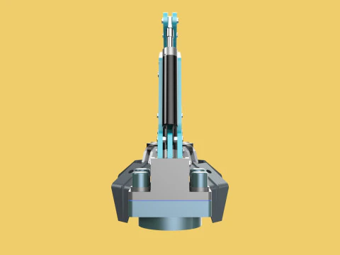 SCRAP RUBBISH GARBAGE WASTE LOADER GRABBER CRANE LIFTING GRAPPLE 3D Model