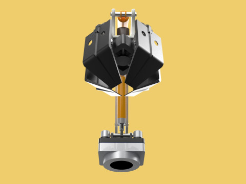 MOUNTED ATTACHMENT ARM CRANE TRUCK BULLDOZER EXCAVATOR TRACTOR 3D 模型