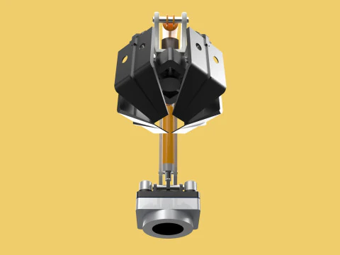 MOUNTED ATTACHMENT ARM CRANE TRUCK BULLDOZER EXCAVATOR TRACTOR 3D Model