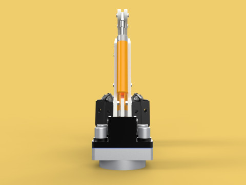 MOUNTED ATTACHMENT ARM CRANE TRUCK BULLDOZER EXCAVATOR TRACTOR 3D 模型