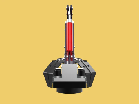 ATTACHMENT MOUNTED CRANE BACKHOE CRAWLER LOADER LIFTING FORKLIFT 3D Model