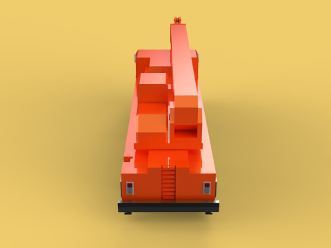 MINIATURE SCALE 1-130 ALL-TERRAIN TELESCOPIC MOBILE CRANE TRUCK Model 3D