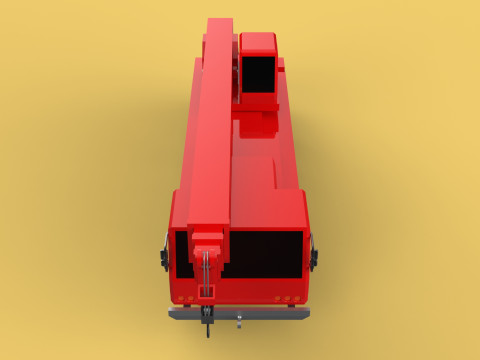 ALL-TERRAIN TELESCOPIC MOBILE CRANE CRAWLER LIFTING JIB TRUCK 3D Model