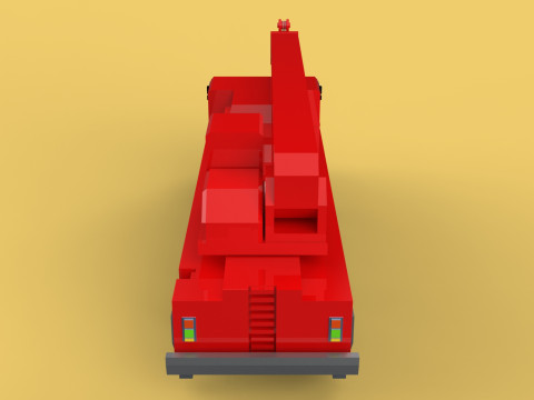 ALL-TERRAIN TELESCOPIC MOBILE CRANE CRAWLER LIFTING JIB TRUCK 3D Model