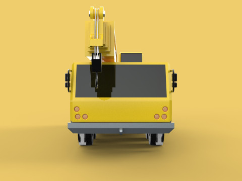 LIEBHERR LTM1070 LTM 1070 TELESCOPIC MOBILE CRANE CRAWLER TRUCK 3D Model