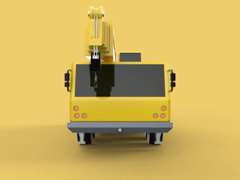 LIEBHERR LTM1070 LTM 1070 TELESCOPIC MOBILE CRANE CRAWLER TRUCK 3D Model