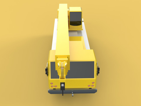 LIEBHERR LTM1070 LTM 1070 TELESCOPIC MOBILE CRANE CRAWLER TRUCK 3D Model