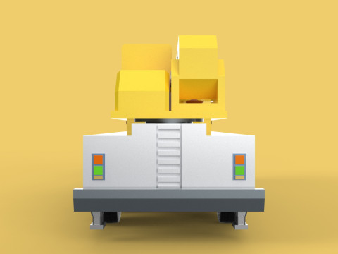 LIEBHERR LTM1070 LTM 1070 TELESCOPIC MOBILE CRANE CRAWLER TRUCK 3D Model