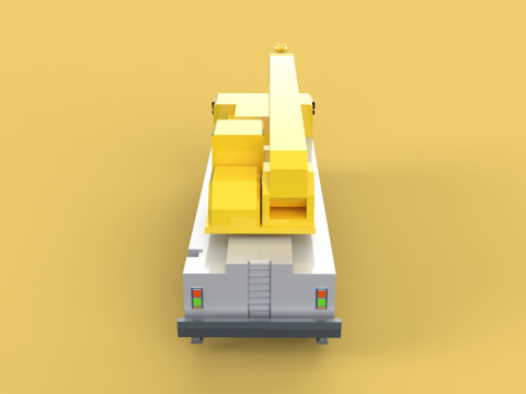 LIEBHERR LTM1070 LTM 1070 TELESCOPIC MOBILE CRANE CRAWLER TRUCK 3D Model