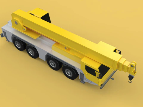 LIEBHERR LTM1070 LTM 1070 TELESCOPIC MOBILE CRANE CRAWLER TRUCK 3D Model