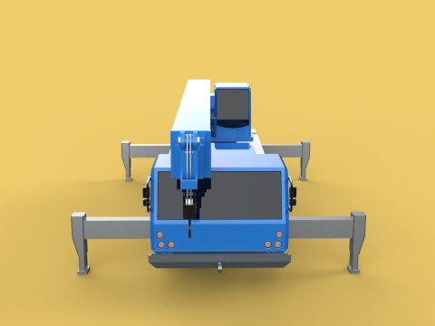MOBILE CRANE TELESCOPIC ALL-TERRAIN CRAWLER LIFTING JIB TRUCK Modelo 3D