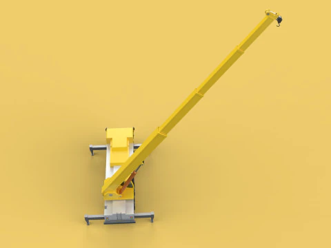 OUTRIGGER TRUCK TELESCOPIC MOBILE CRANE ARM JIB LTM1070 LTM-1070 3D Model