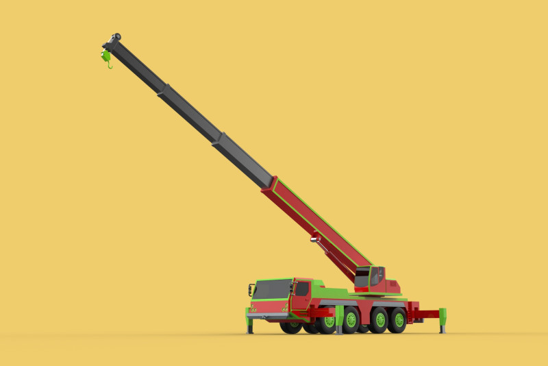 FIRE TRUCK FIREFIGHTER FIREFIGHTING FIREMAN ENGINE MOBILE CRANE 3D 模型 .c4d .max .obj .3ds .fbx .stl .blend