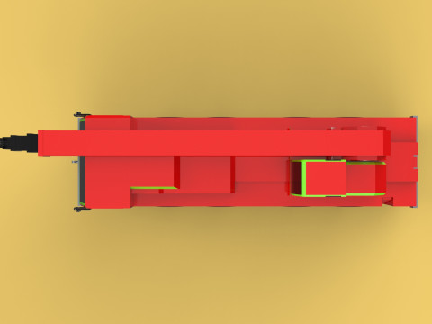 FIRETRUCK FIREFIGHTER FIREFIGHTING FIREMAN ENGINE MOBILE CRANE Modèle 3D