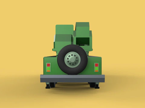 MILITARY RECOVERY ARMORED RESCUE CRANE WRECKER TRUCK VEHICLE WAR 3D Model