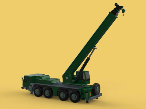 EX&Eacute;RCITO MILITAR RESGATE GUINDASTE DE TRUCKER CAMINH&Atilde;O BLINDADO GUINCHOS Modelo 3D