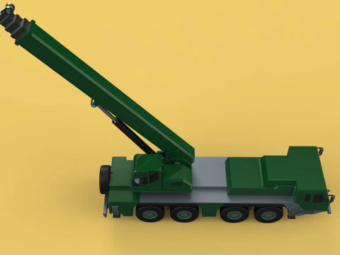 EX&Eacute;RCITO MILITAR RESGATE GUINDASTE DE TRUCKER CAMINH&Atilde;O BLINDADO GUINCHOS Modelo 3D
