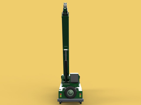 ARMY MILITARY RESCUE ARMOURED CRANE WRECKER TRUCK WINCH WINCHES 3D 模型