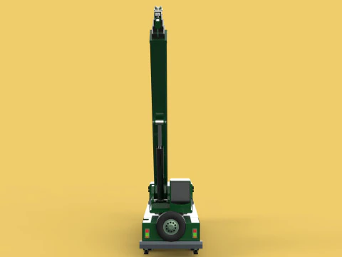 EX&Eacute;RCITO MILITAR RESGATE GUINDASTE DE TRUCKER CAMINH&Atilde;O BLINDADO GUINCHOS Modelo 3D