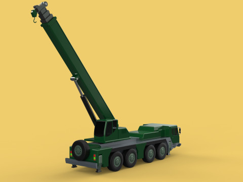 ARMY MILITARY RESCUE ARMOURED CRANE WRECKER TRUCK WINCH WINCHES 3D 模型