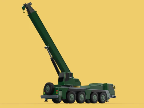 EX&Eacute;RCITO MILITAR RESGATE GUINDASTE DE TRUCKER CAMINH&Atilde;O BLINDADO GUINCHOS Modelo 3D
