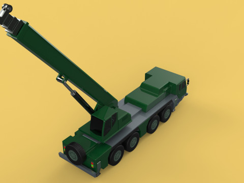 ARMY MILITARY RESCUE ARMOURED CRANE WRECKER TRUCK WINCH WINCHES 3D 模型