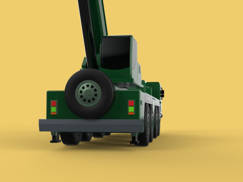 ARMY MILITARY RESCUE ARMOURED CRANE WRECKER TRUCK WINCH WINCHES 3D 模型