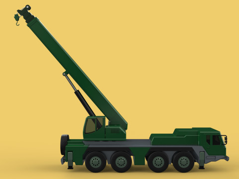 ARMY MILITARY RESCUE ARMOURED CRANE WRECKER TRUCK WINCH WINCHES 3D 模型