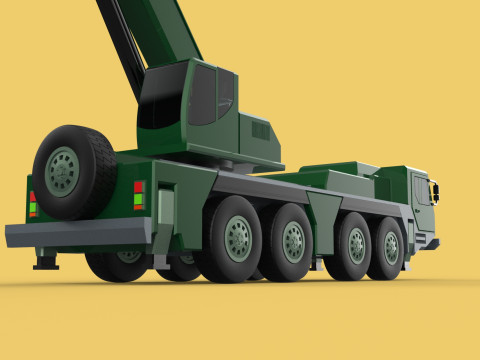 ARMY MILITARY RESCUE ARMOURED CRANE WRECKER TRUCK WINCH WINCHES 3D 模型