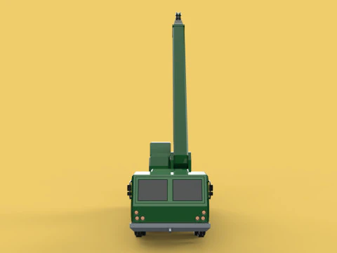 EX&Eacute;RCITO MILITAR RESGATE GUINDASTE DE TRUCKER CAMINH&Atilde;O BLINDADO GUINCHOS Modelo 3D
