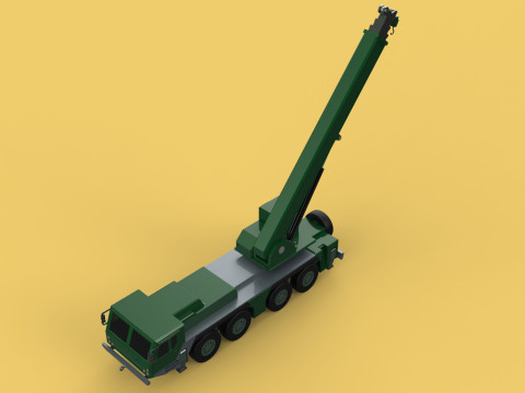 ARMY MILITARY RESCUE ARMOURED CRANE WRECKER TRUCK WINCH WINCHES 3D 模型