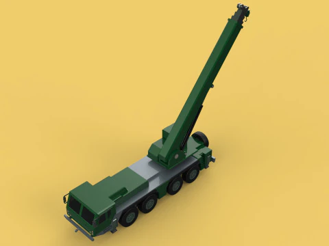 EX&Eacute;RCITO MILITAR RESGATE GUINDASTE DE TRUCKER CAMINH&Atilde;O BLINDADO GUINCHOS Modelo 3D