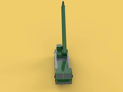 EX&Eacute;RCITO MILITAR RESGATE GUINDASTE DE TRUCKER CAMINH&Atilde;O BLINDADO GUINCHOS Modelo 3D