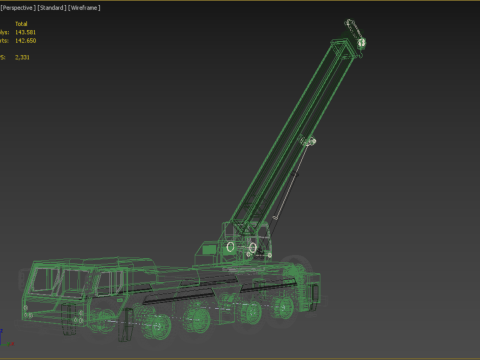 ARMY MILITARY RESCUE ARMOURED CRANE WRECKER TRUCK WINCH WINCHES 3D 模型